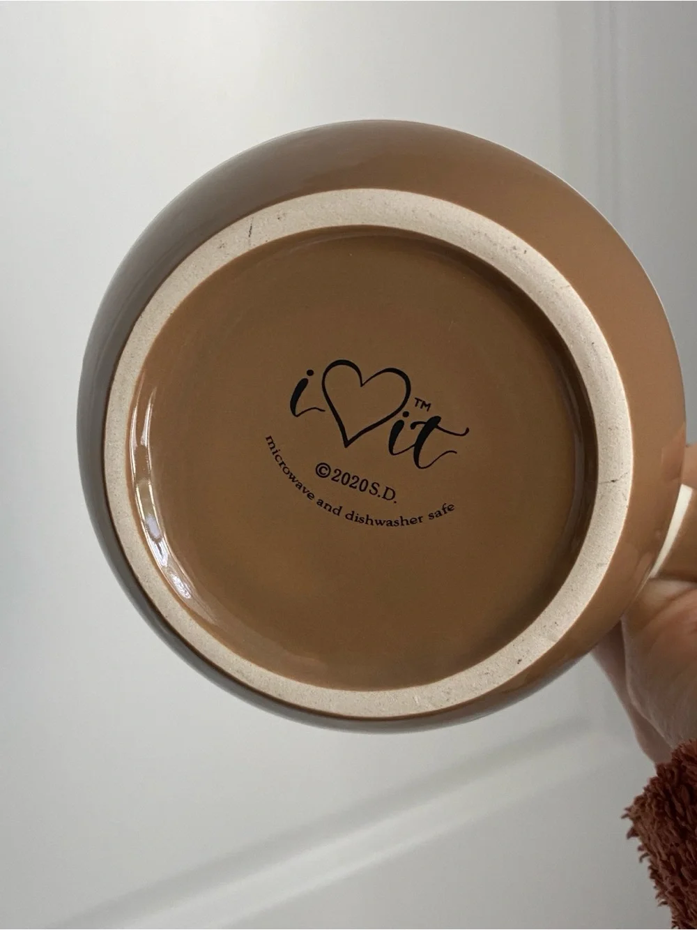 Urban Outfitters Cream Mug with Brown Base and Multicolor Camping Graphics - Picture 2 of 4